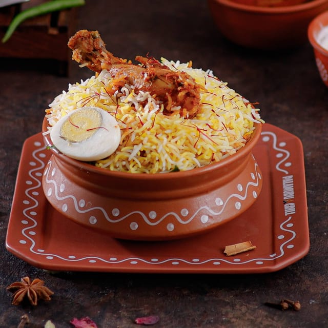 Hyderabadi Dum Biryani.
